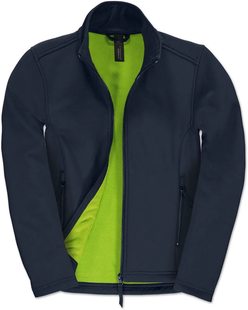 Γυναικείο Μπουφάν Softshell JWI63 B&C ID.701 Softshell Wo. Navy/Neon Green
