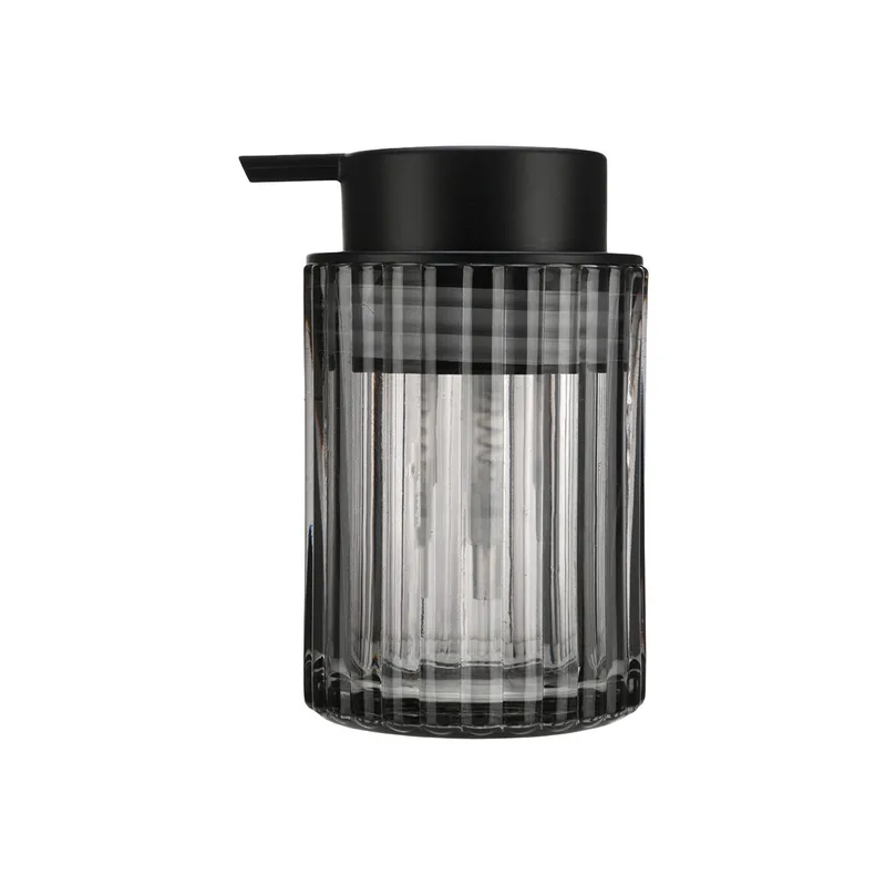 Dispenser Μπάνιου 300ml (Φ7.8x12.5) Estia Alivio Μαύρο 02-28817