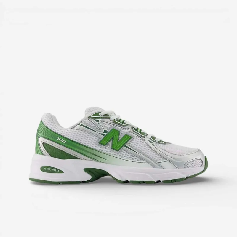 Xαμηλά Sneakers New Balance 740 White Alpine Green Silver Metallic