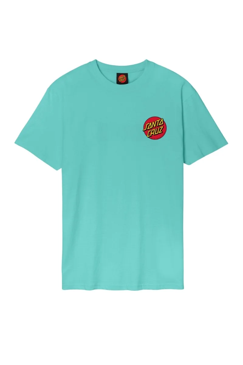SANTA CRUZ T-Shirts Classic Dot Chest T-Shirt - ΜΠΛΕ-SCA-TEE-12436