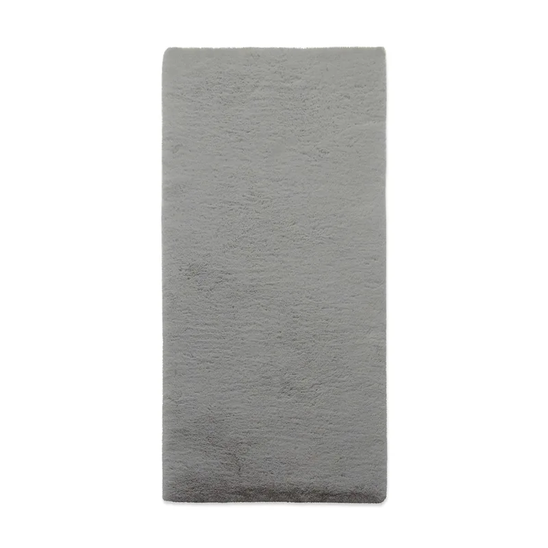 Χαλιά Κρεβατοκάμαρας Γούνινα (Σετ 3τμχ) New Plan Puffy FC6 Light Grey