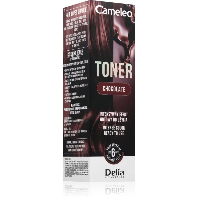 Delia Cosmetics Cameleo Toner τονωτικό χρώματος μαλλιών για τα μαλλιά απόχρωση Chocolate 75 ml