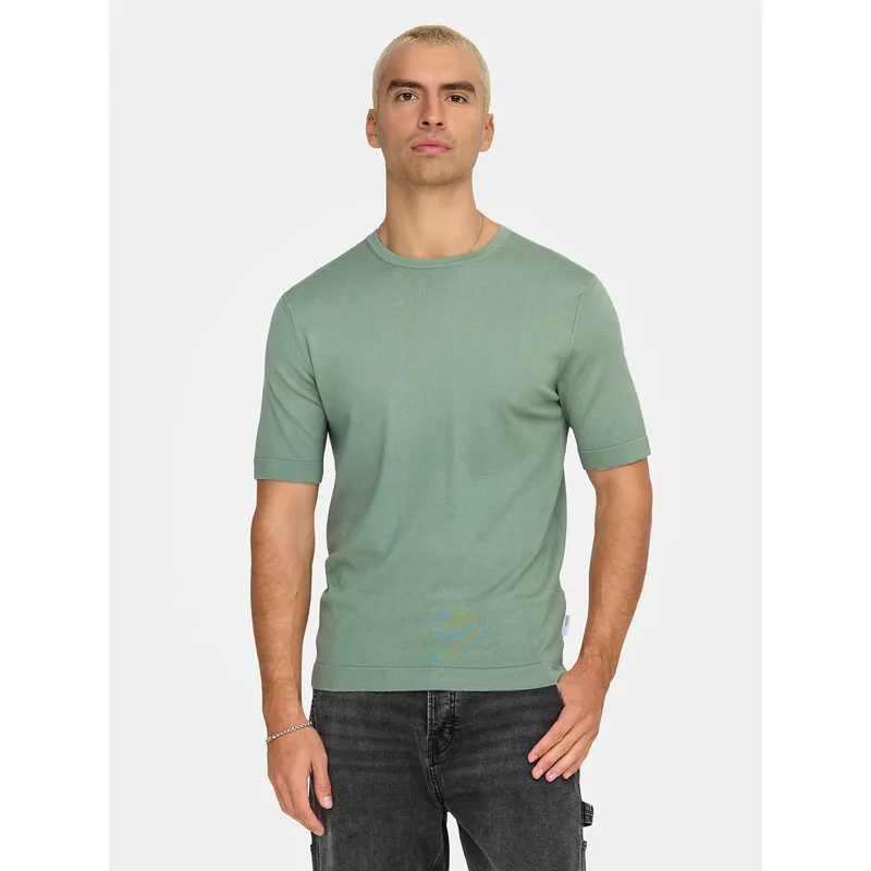 Only & Sons T-Shirt Wyler 22022928 Πράσινο Regular Fit