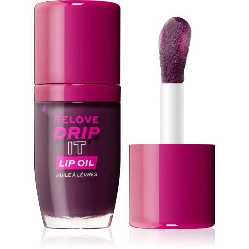 Revolution Relove Drip It Έλαιο για τα χείλη απόχρωση Mauve 5.5 ml
