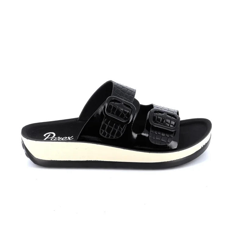 Γυναικεία Comfort Παντόφλα Parex Χρώματος Μαύρο 11527019.Β
