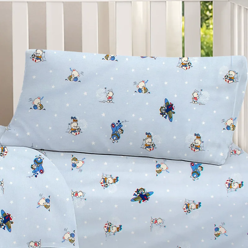 Βρεφική Μαξιλαροθήκη 35x45 Dimcol Bears Playtime 591 Sky Blue