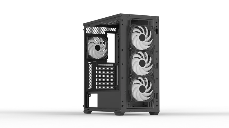 AeroCool Geh Midi D502A-G-BK-V1 (B/Mesh/ATX)