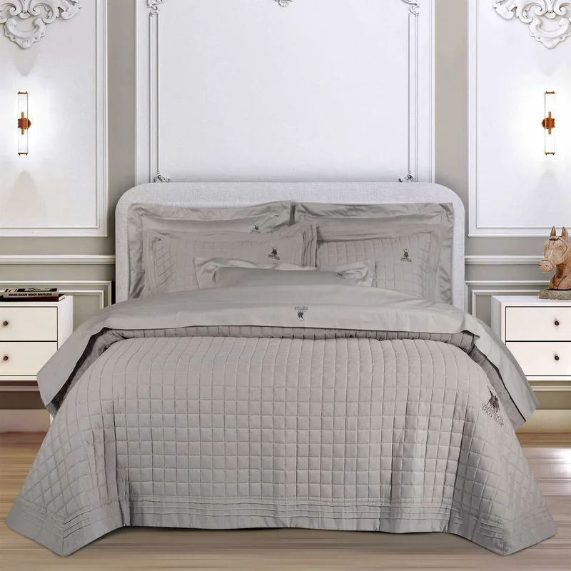 ΚΟΥΒΕΡΛΙ KING SIZE GREENWICH POLO CLUB CLASSIC 2356 TAUPE 240Χ250CM