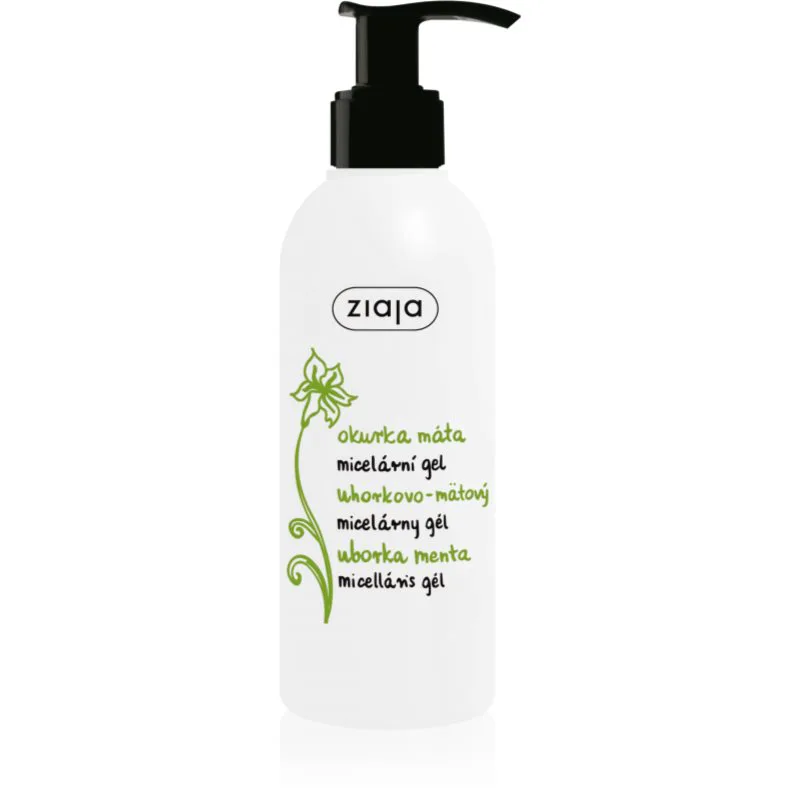 Ziaja Cucumber μικυλλιακό τζελ καθαρισμού 190 ml