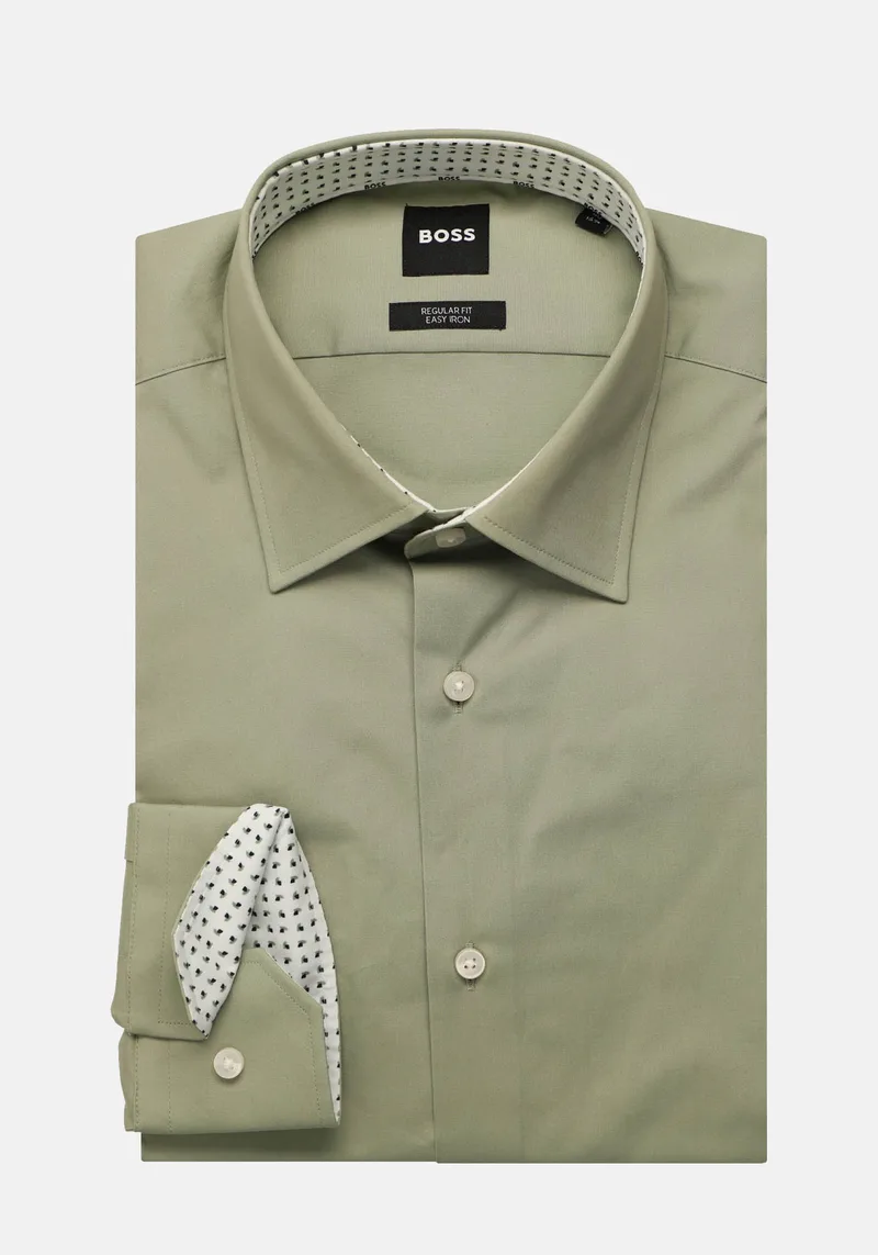 BOSS Πουκάμισο της σειράς H JOE - 50545075 337 Light Pastel Green