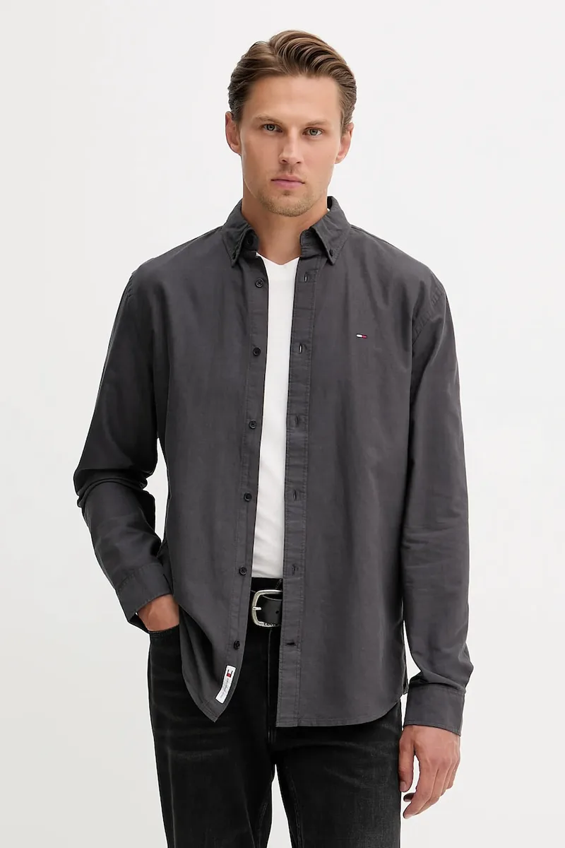 Tommy Jeans ανδρικό πουκάμισο από βαμβάκι