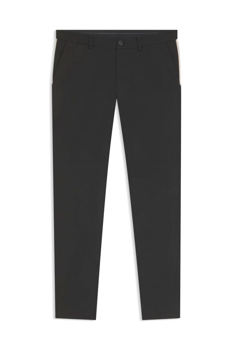 BOSS ATHLEISURE ΠΑΝΤΕΛΟΝΙ CHINO REGULAR FIT TR_GOC Swing L ΜΑΥΡΟ