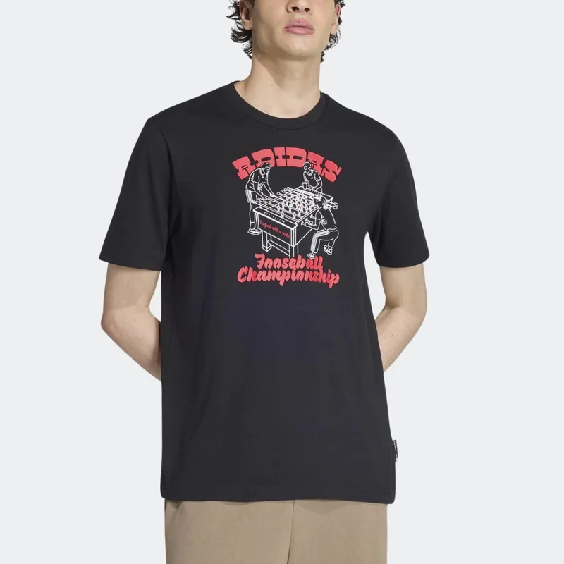 adidas Novelty Foosball Graphic Men's T-shirt