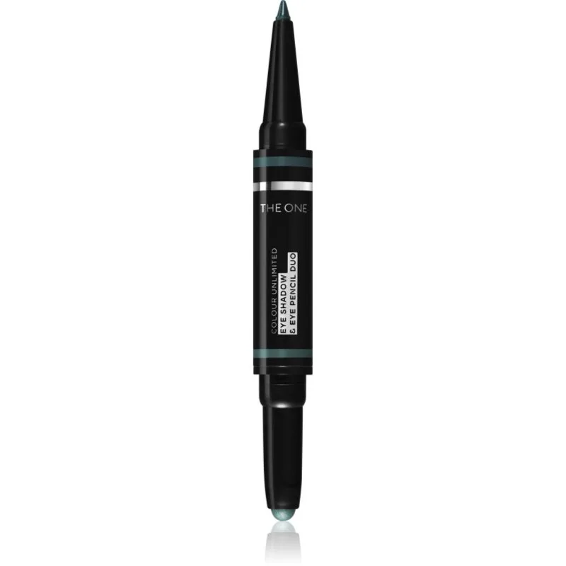 Oriflame The One Colour Unlimited σκιές ματιών και μολύβι για τα μάτια 2 σε 1 απόχρωση Emerald Green 1,2 γρ