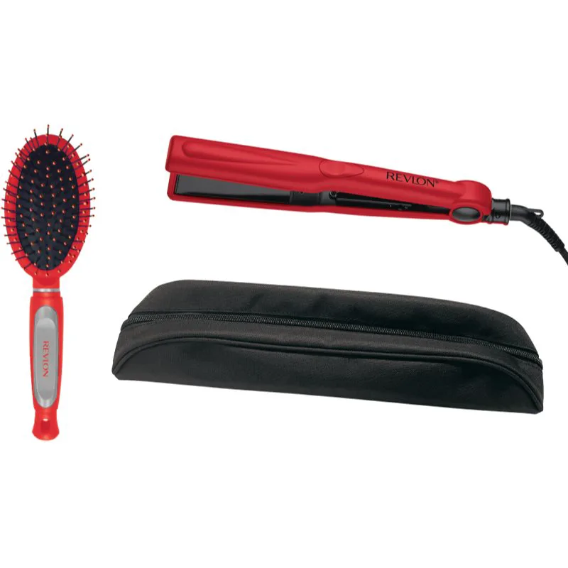 Revlon Beauty Straigthener Gift Set σίδερο μαλλιών 1 τμχ