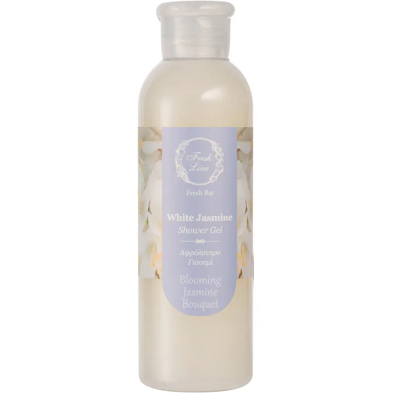 Fresh Line Fresh Bar White Jasmine Shower Gel Πολυτελές & Βελούδινο Αφρόλουτρο Σώματος Φυσικής Σύνθεσης με Γιασεμί 200ml - Blooming Jasmine Bouguet