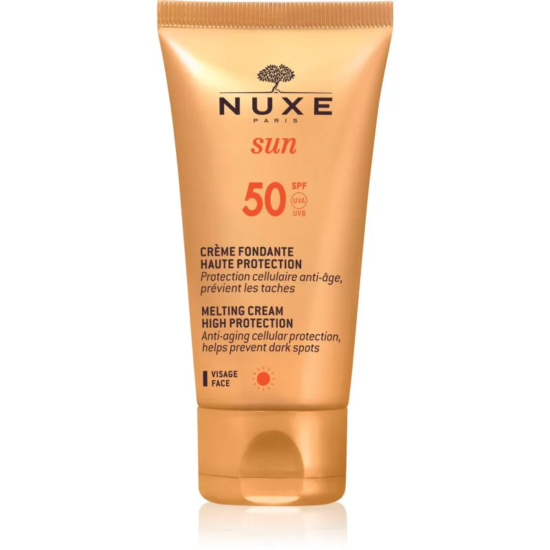 Nuxe Sun Melting Cream High Protection αντηλιακή κρέμα προσώπου SPF 50 50 ml