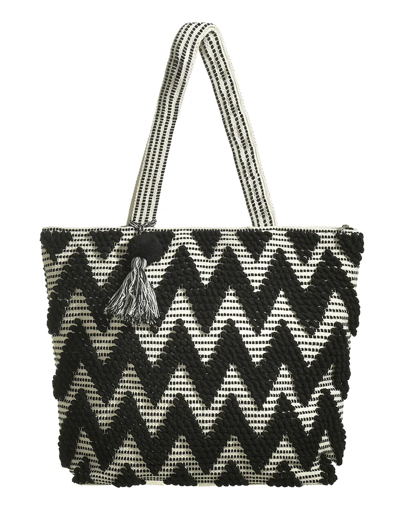 BLE Resort Collection Υφαντή Beach Tote Τσάντα