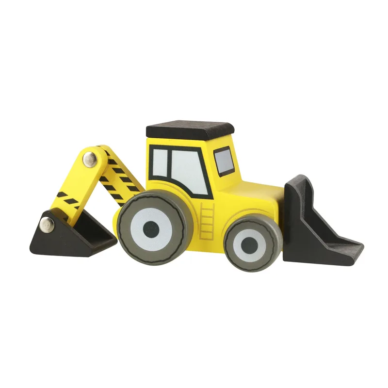 Ξύλινη Μπουλντόζα Construction Πορτοκαλί Tree Toys (FSC®)