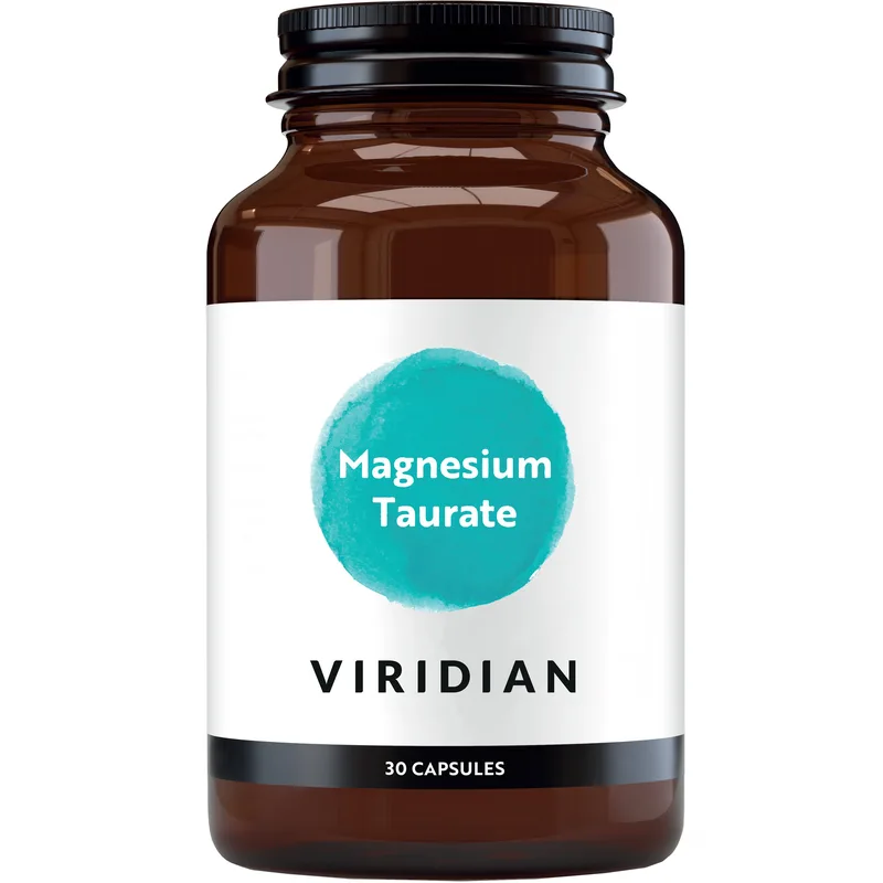 Viridian Magnesium Taurate Συμπλήρωμα Διατροφής Ταυρικού Μαγνησίου Κατά της Κούρασης & Κόπωσης για την Υποστήριξη του Νευρικού & Μυϊκού Συστήματος 30caps