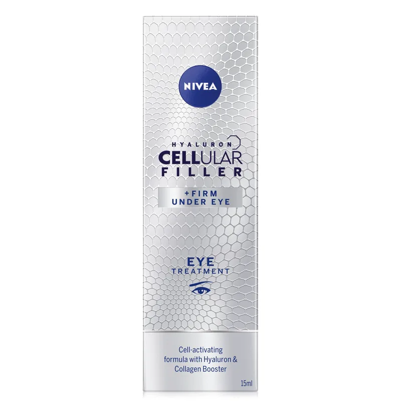 Nivea Hyaluron Cellular Filler Eye Cream Spf15 Αντιρυτιδική Κρέμα Ματιών με Ενεργά Συστατικά για Βελτίωση της Σφριγηλότητας 15ml
