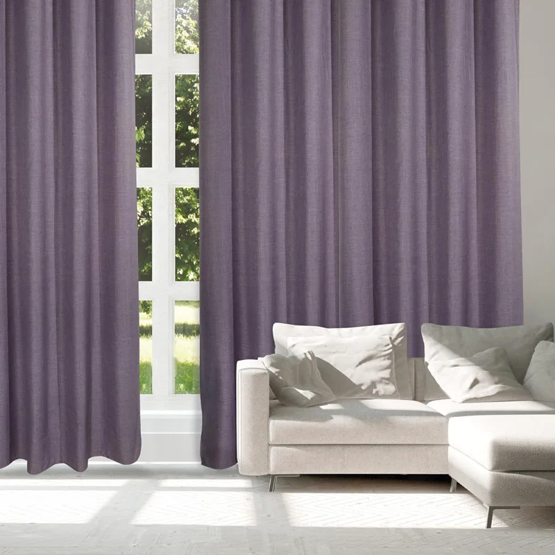 Κουρτίνα 140x270 Με Τρουκς Das Home 2241 Purple 140x270Υ