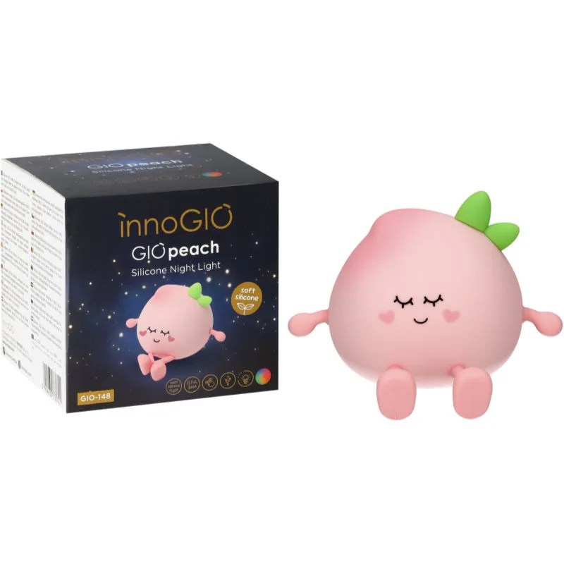 innoGIO GIOpeach παιδική λάμπα LED με δυνατότητα ρύθμισης του φωτισμού 1 τμχ