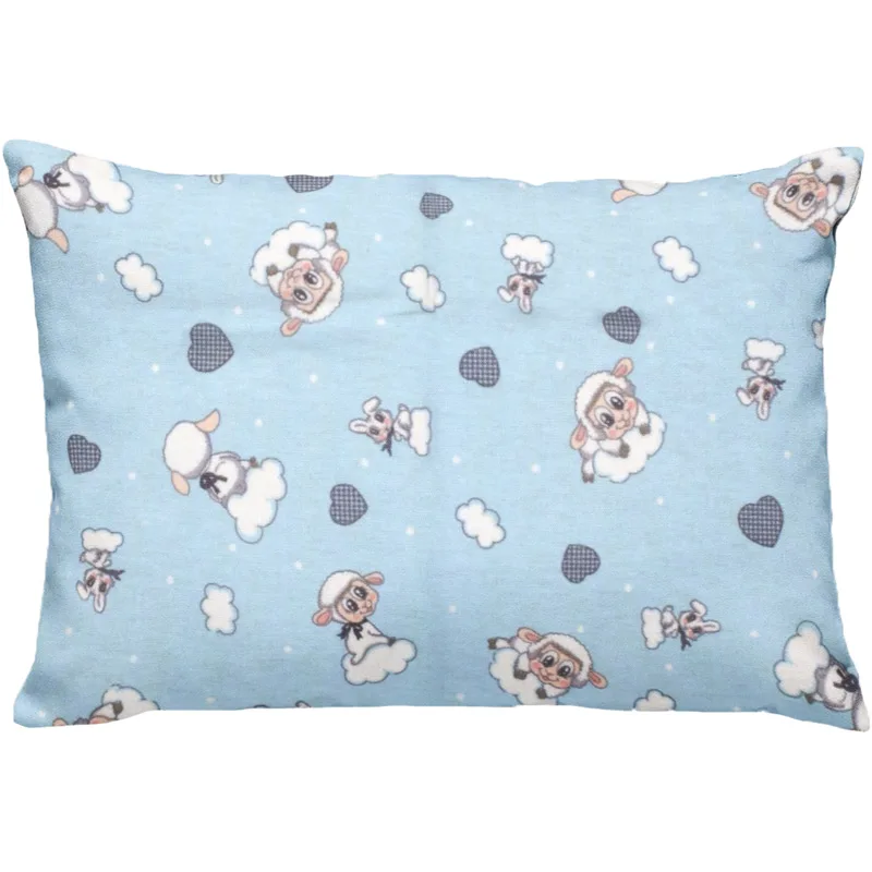Φανελένια Μαξιλαροθήκη 50x70 Dimcol Sheep 06 Blue 50x70
