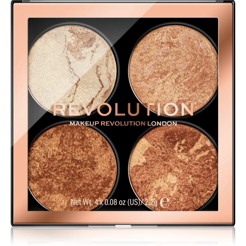 Revolution Cheek Kit Παλέτα για το πρόσωπο απόχρωση Don’t Hold Back 4x2.2 γρ