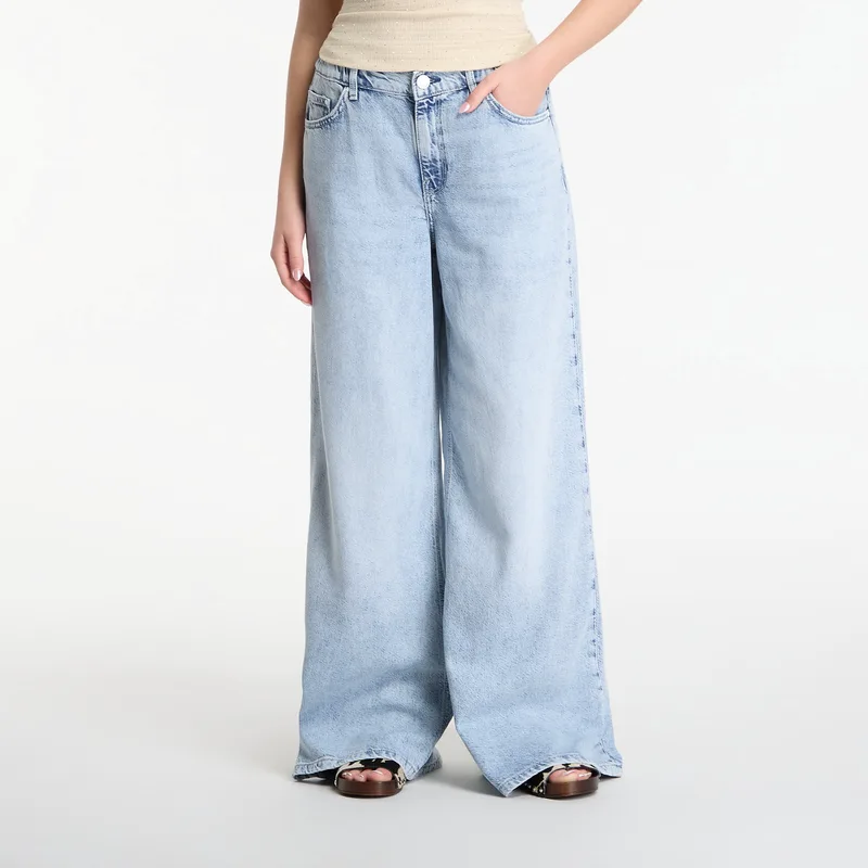 Τζιν GUESS Wide Loose Jeans Dubai Reef 28