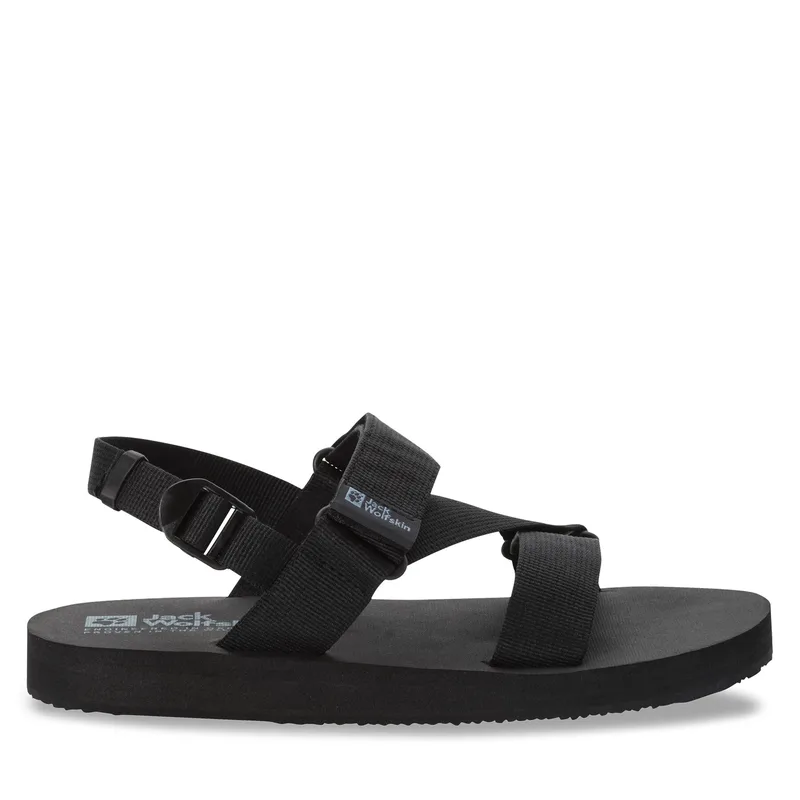 Σανδάλια Jack Wolfskin Urban Entdeckung Belt Sandal 4056711 Μαύρο