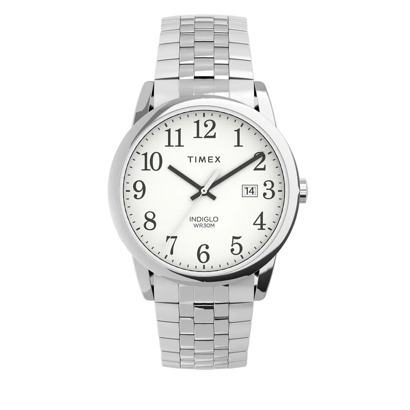 Ρολόι Timex Easy Reader TW2V40000 Ασημί