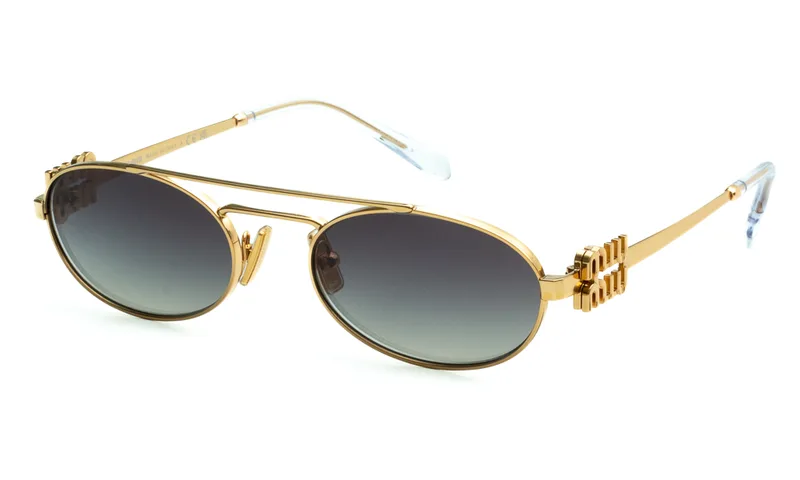MIU MIU ΓΥΑΛΙΑ ΗΛΙΟΥ MIU MIU 54ZS 5AK30C 5319 54ZS Χρυσό