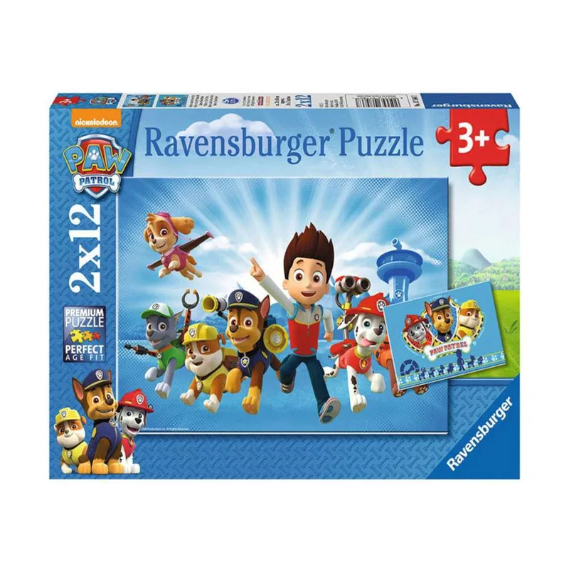 Παζλ Ravensburger 2X12 Paw Patrol (07586)