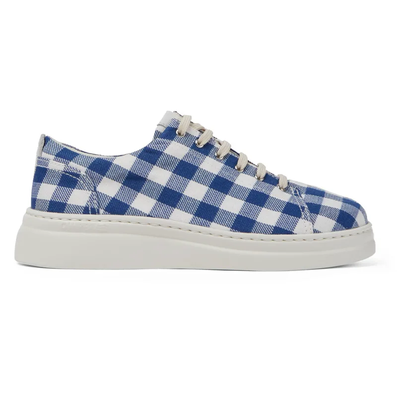 CAMPER Runner Up - Sneakers Για Γυναικεία - Μπλε,Λευκό, Μέγεθος 38, Cotton fabric