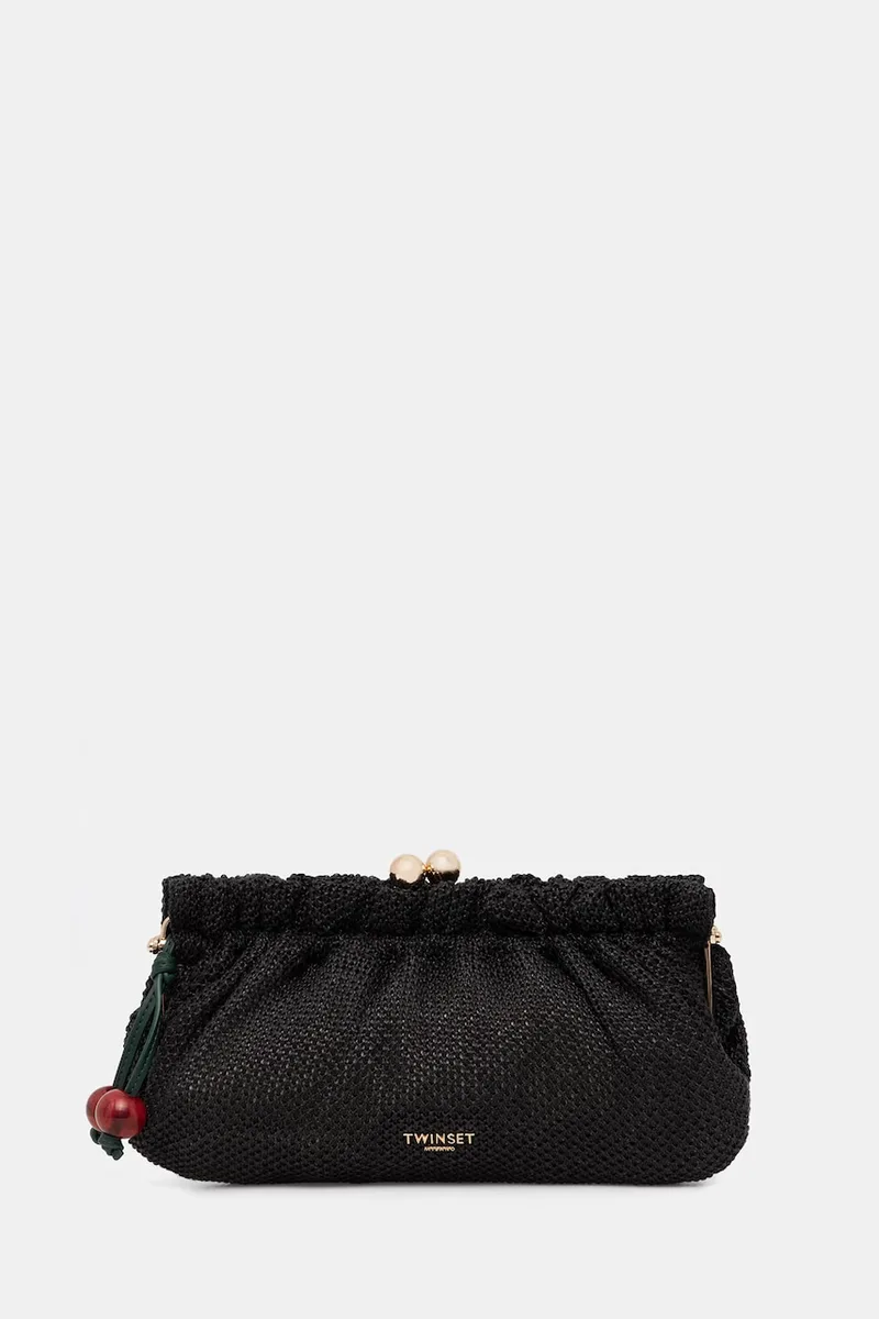 Twinset Clutch γυναικεία πλεγμένη
