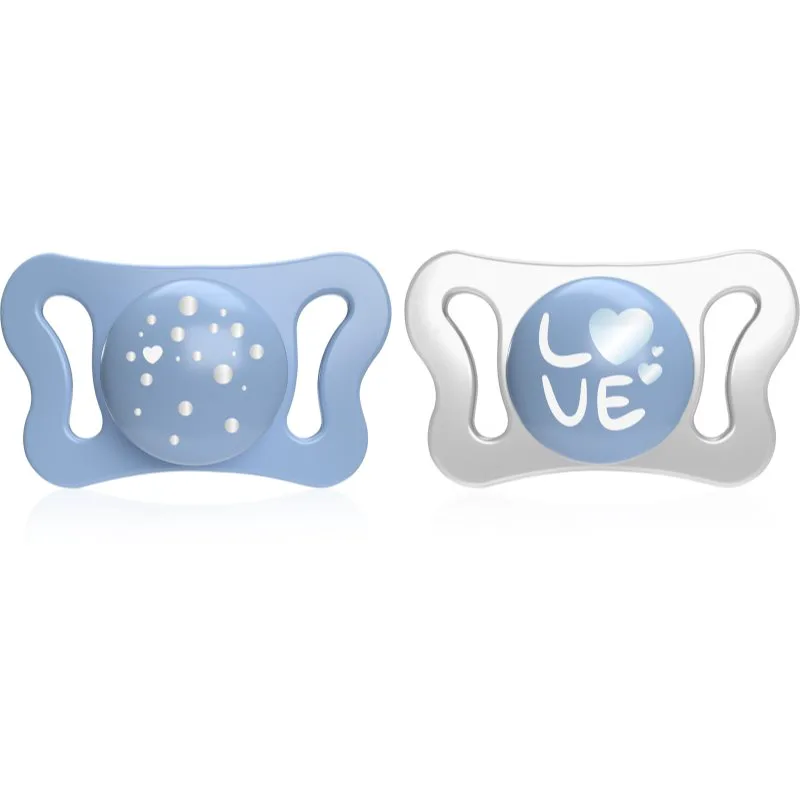 Chicco Physio Micro 0-2 m πιπίλα Blue 2 τμχ