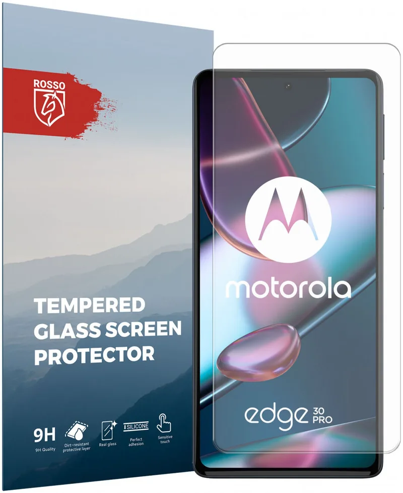 Κόκκινο Tempered Glass - Αντιχαρακτικό Προστατευτικό Γυαλί Οθόνης Motorola Edge 30 Pro - Clear (8719246358180)