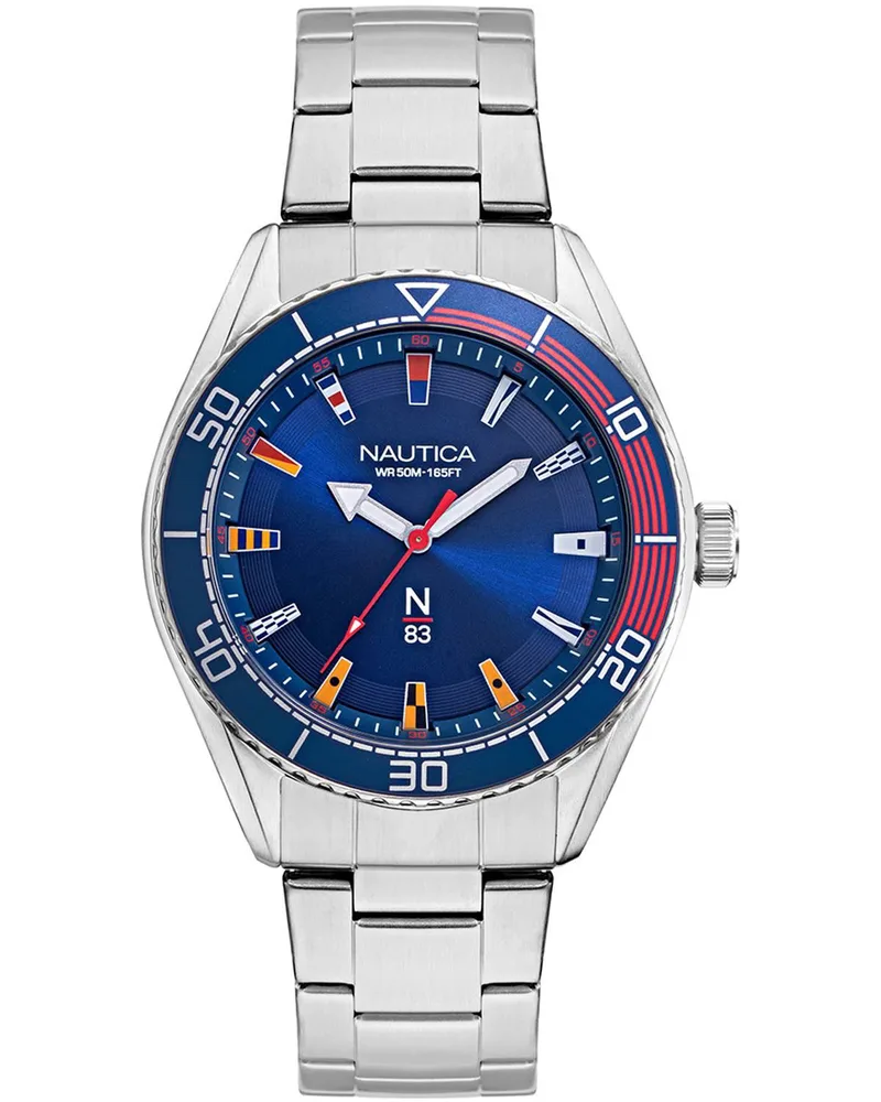 NAUTICA N83 - NAPFWS004, Silver case with Stainless Steel Bracelet