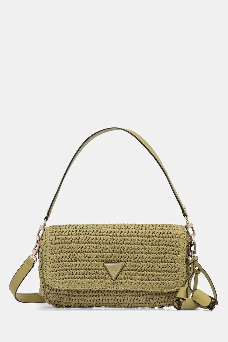 Guess μπαγκέτα γυναικεία πλεκτή OFELIA