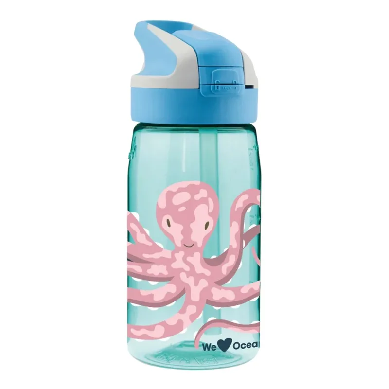 Παγούρι 450ml Με Καλαμάκι Laken Octapus