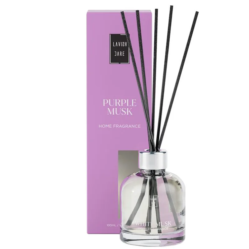 Lavish Care Purple Musk Home Fragrance Άρωμα Χώρου με Εθιστικές Νότες Λευκού Μόσχου 100ml