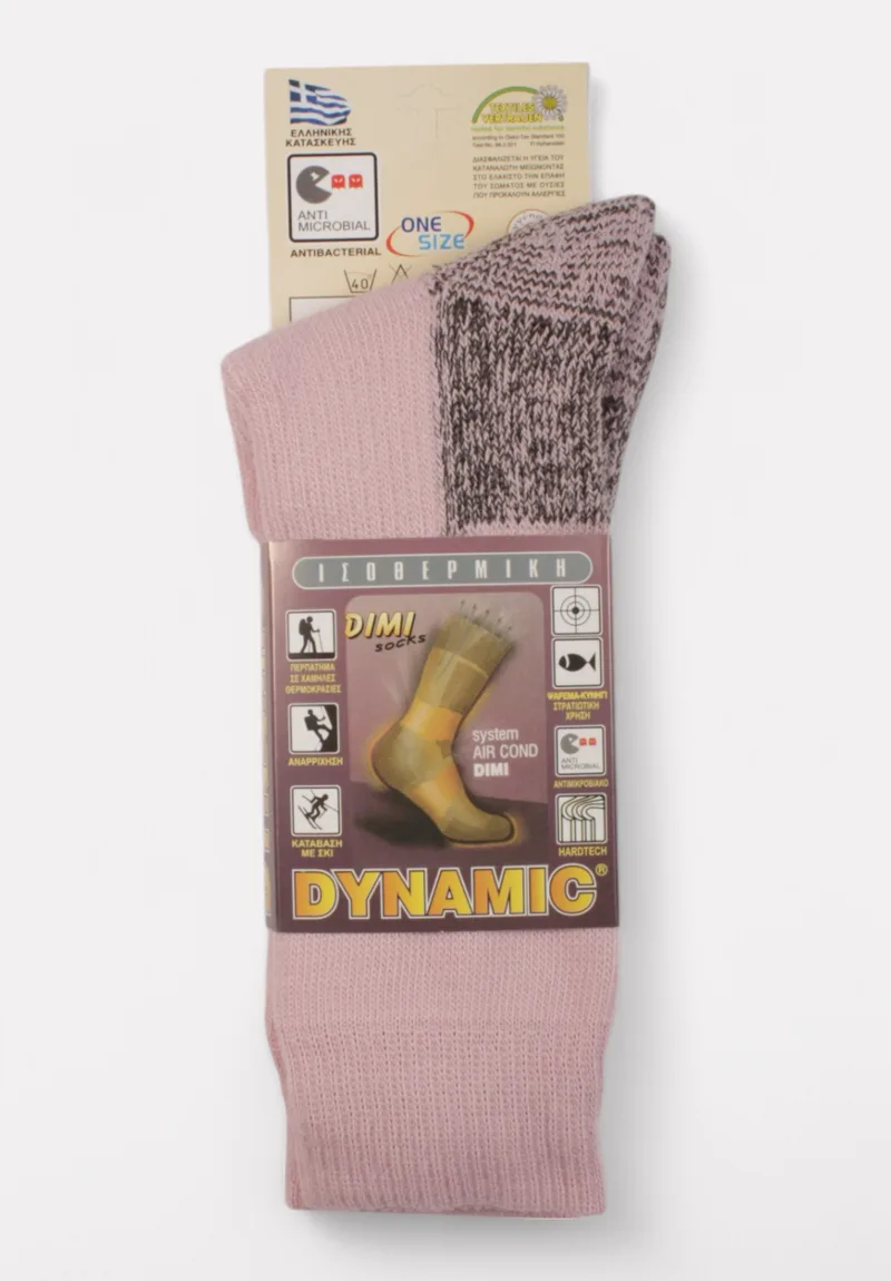 Κάλτσα γυναικεία ισοθερμική Dimi Socks Dynamic Ροζ DS502G-2-Ροζ