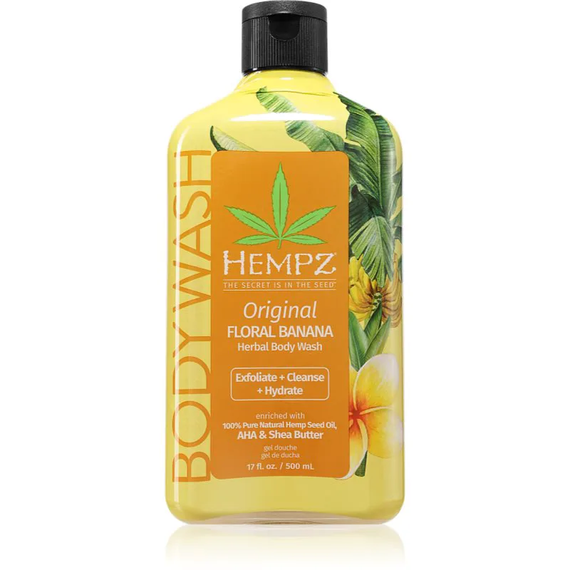 HEMPZ Floral Banana τζελ για ντους για το σώμα 500 ml
