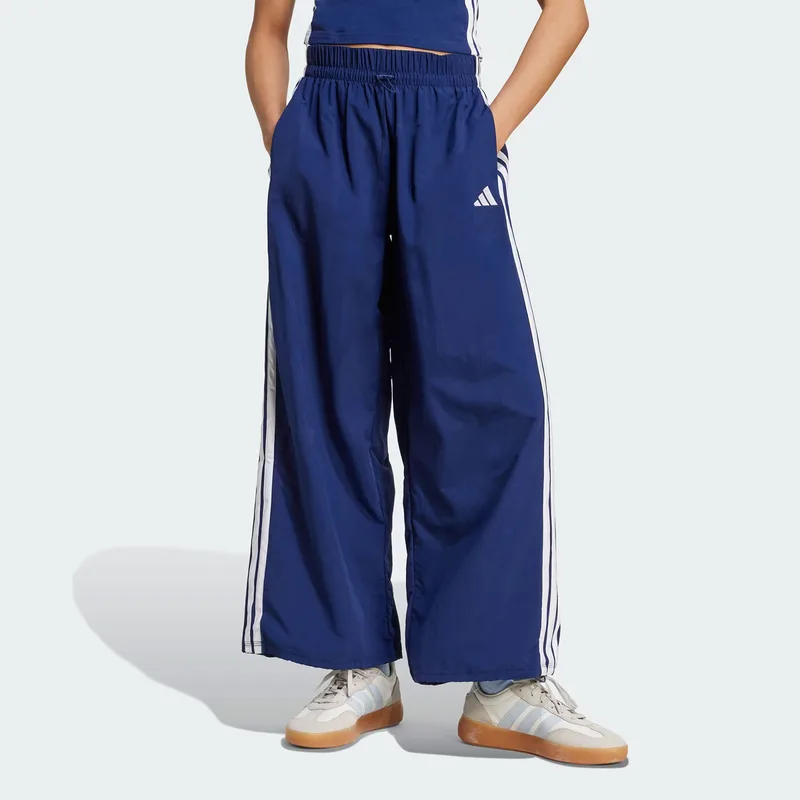 ADIDAS ESSENTIALS 3-STRIPES LIFESTYLE WOVEN PARACHUTE PANTS ΜΠΛΕ