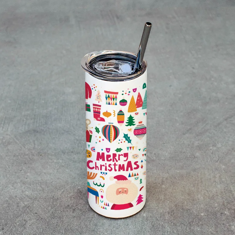 Xmas Pattern - Ποτήρι Θερμός 600ml