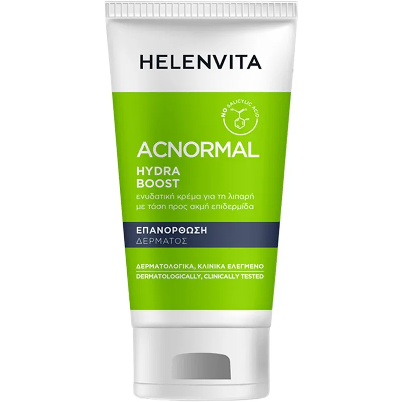 Helenvita Acnormal Hydra Boost Cream Ενυδατική Κρέμα Ελαφριάς Υφής για Πρόσωπο & Λαιμό 60ml
