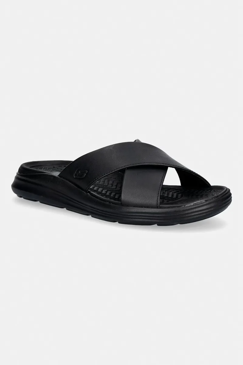 Skechers σαγιονάρες Ανδρικές δερμάτινες SARGO
