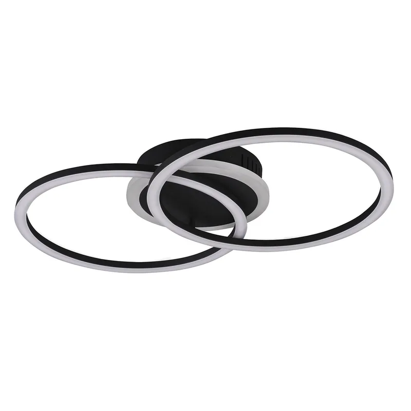 Φωτιστικό Πλαφονιέρα LED Dimmable RL Venida Black R62783132