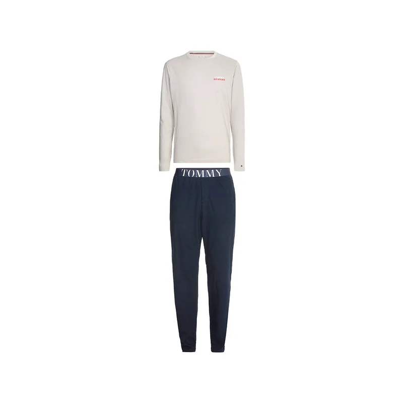 Πιτζάμες Tommy Hilfiger LONGSLEEVE BLOUSE PANTS PYJAMA SET MEN